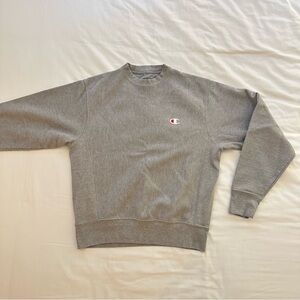 Champion Crewneck Sweater in Gray